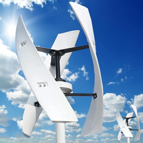 Aerogenerador Vertical de 8000 W para Uso doméstico, diseño de levitación magnética silencioso, Controlador MPPT para alumbrado público eficiente, Sistema de energía eólica de 48 V