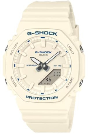 Casio G-SHOCK - Reloj de mujer GMA-P2100BA-7AER, blanco, protección