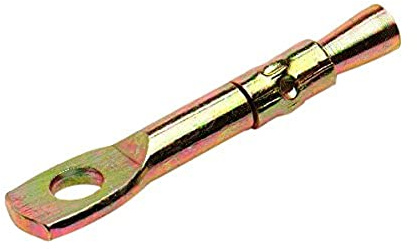 Merriway BH03980 (20 Pcs) M6 x 50mm (1/4 x 2 inch) Tie Wire Steel Wedge Expansion Anchor Hanger for Concrete, Brick and Stone YZP - Pack of 20 Pieces