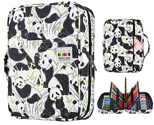 YOUSHARES 220 Slots Colored Pencil Case, 145 Slots Gel Pens fo Coloring Case Organizer, Handy Multilayer Color Bleicil Holder für Glitter Gel Pens, Refills, Colored Pencils 15