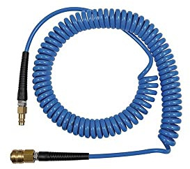 RIEGLER 158181-SP101000PUSK Spiralschlauch-Standardkupplung-Set, PU, Schlauch-ø 10x6,5, 10 m, 1Stk
