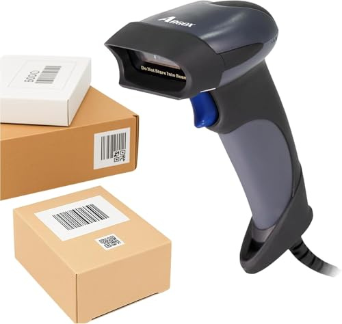 ARGOX AS-9400 Wired 2D Barcode Scanner | USB Handheld QR Code & DataMatrix Reader | Plug & Play Auto-Sensing for POS, Inventory & Retail | Reads 3mil High-Density Tiny Codes | GS1 & PDF417 Support