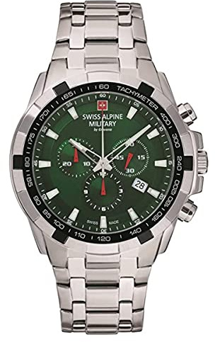 Swiss Military Reloj Deportivo 7043.9134SAM, Plata, Pulsera