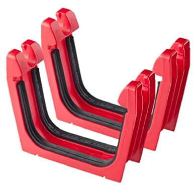 AquaPlay - Verbindung + Dichtung 1x - Erweiterungsset für AquaPlay Wasserbahnen, 1 x Verbindungsklammer mit Dichtung, Wasserstraßen Zubehör, 8700000274, Rot