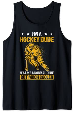 Eishockeyspieler Eissport Stürmer Verteidiger Tank Top