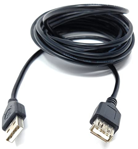 DRUT 4m USB Male to USB Female 2.0 24AWG High Speed EXTENSION Cable A Plug | to Socket 13ft Black