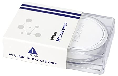 Labfil PVDF Membranfilter skivmembranfilter hydrofil, diameter 47 mm, porstorlek 0,45 µm, förpackning med 50 stycken