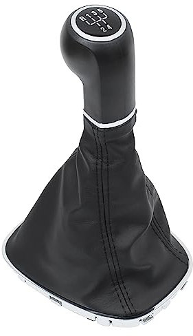HouYeen 5 Speed Gear Shift Lever Knob with Stick Gaiter Boot Cover for Corsa E Mk4 Adam