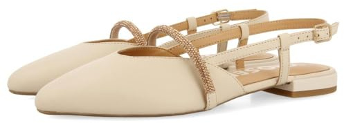 GIOSEPPO GODRANO, Balletto Flat Donna, off-White, 40 EU, Biancaneve, 40 EU