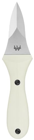 Williams Knife Co. Edisto Oyster Knife V2 | CM154 Steel | Durable G-10 Handle | Perfect for Oyster Shucking | Conversation Starter | Family Heirloom White