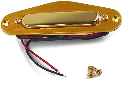 Goldener Einzelspulen Tonabnehmer Gma311 5 Stück für E-gitarre | Kohlefaser und Abs, Robustes Selbstgemacht Zubehör, Leitfähigkeit, für Lernende und Musikbands