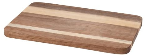 Excellent Houseware Tabla de cortar 22 x 14 cm, madera de acacia, rectangular, para desayuno o cena, color marrón natural