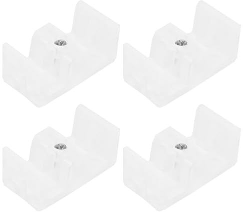 4 Piezas Topes De Puerta De Ducha De Silicona Anticolisión Para Mamparas De Ducha Guía Inferior Ajustable 47Mm