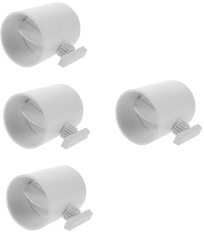Uonlytech 4stücke Luftstromregelventil Manuell Präzise Einstellmöglichkeiten Für Optimale Ventilation Kanälen Langlebig Und Verschleißfest Einfach Zu Bedienen Für Klimaanlagen Und
