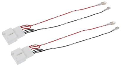 Hihaha 2 Pcs Car Speaker Wire Adapters for MAZDA for Ford Durable Material | Auto Speaker Connector Wire Harness Adapter Connector