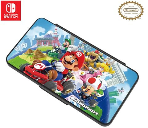 RDS Nintendo Switch Game Card Case - Mario Kart - Holds 24 Game Cards and 4 microSD Cards