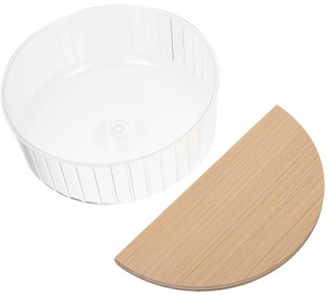 Toddmomy Bassin de Bain pour Hamster Sable Transparent Bac de Toilette pour Rongeurs Salle de Bain pour Hamsters et Chinchillas