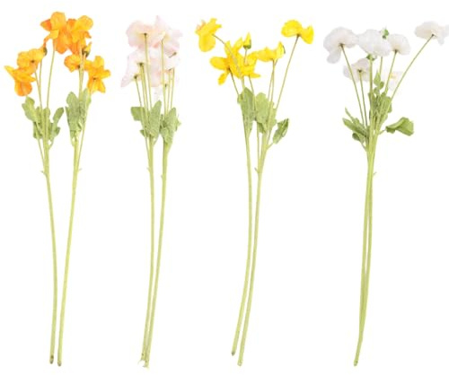 Cpolebev 8 StüCke Seiden Mohn Blumen für Heim Dekoration, Blumen Strauß, Hochzeit, Kunst Blumen, Blumen Arrangements