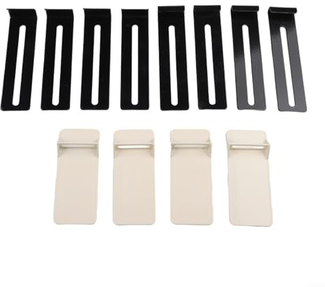 Helilyco 4 soportes de montaje ajustables para caja de ventana, soportes de caja de flores resistentes para patio al aire libre, balcón, caja de acero inoxidable