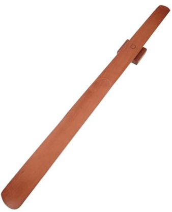 CIMAXIC Calzador de Madera Magnético Mango Largo de 55 Cm, Color Vintage, para Embarazadas y Personas Mayores, Calzador de Botas y Viaje Ergonómico, Soporte Práctico para Calzado Cómodo