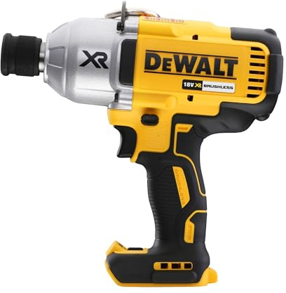 DEWALT Llave de impacto inalámbrica MAX XR de 20 V con portabrocas de liberación rápida, 7/16 pulgadas, solo herramienta (DCF898B)