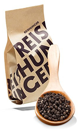 REISHUNGER schwarzer Sesam - Perfekt für das Garnieren von Sushi, 4er Vorteilspack (4 x 40 g) - erhältlich als 1er, 4er und 10er Pack