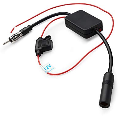 XTRONS 12V Universal Auto FM/AM Radio Signal Verstärker Empfang Booster Radio Signal Amplifier Reception Booster (RAMP01)