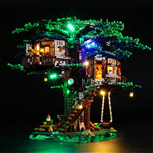 LIGHTAILING Licht-Set Für (Ideas Baumhaus) Modell - LED Licht-Set Kompatibel Mit 21318(Modell Nicht Enthalten)