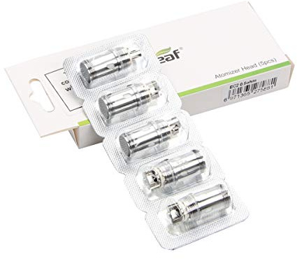 Compatibile con Eleaf EC 2 Bobina 0.5ohm | di ricambio per l'atomizzatore originale Eleaf EC 2 0.5 Ohm cotone wick coil per il serbatoio della Melo 4/IJust 2 (Senza Sticks, E-liquids, Ricariche)