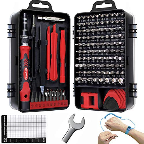 FANACAN 140Pcs Feinmechaniker Schraubendreher-Set - Präzisionswerkzeug-Kit für DIY Elektronische Reparaturen, PC, Laptop, Smartphone, iPhone