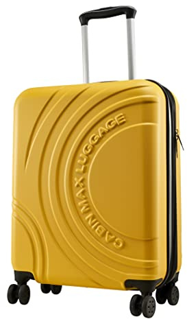 Cabin Max Velocity Expandable 55x40x20 Cabin Suitcase - 55x40x20cm Carry-ons, Carry on Suitcase, Hand Luggage Suitcase, Cabin Luggage Lightweight for Ryanair, EasyJet, BA, TUI & Major Airlines