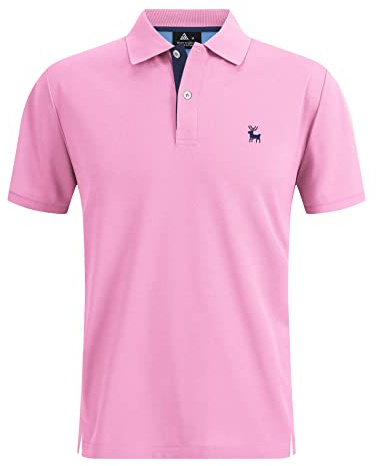 SwissWell Polo da Uomo Manica Corta Polo da Golf Estive Leggere e Traspiranti T Shirt da Lavoro Casual