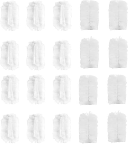 VEGCOO 40 Stück Staubmagnet Set, Staubwedel Mikrofaser+1 Teleskopgriff, Staubwischer Nachfüllung Tücher, Staubmagnet Nachfüllpack Set, Staubwischer für Zuhause, Möbeln
