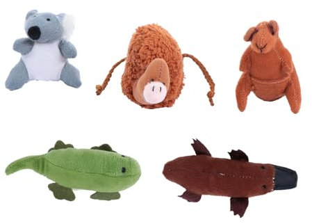 FELTECHELECTR Fingerpuppen Spielzeug Cartoonfiguren Für Junge Mädchen Zur Früherziehung Fantasie Tragbar An Fingern