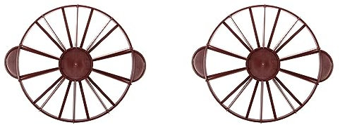 Xptieeck 2X Cake Divider Slice Pie Cake 10/12 Piece Equal Portion Marker Divider Dark Red
