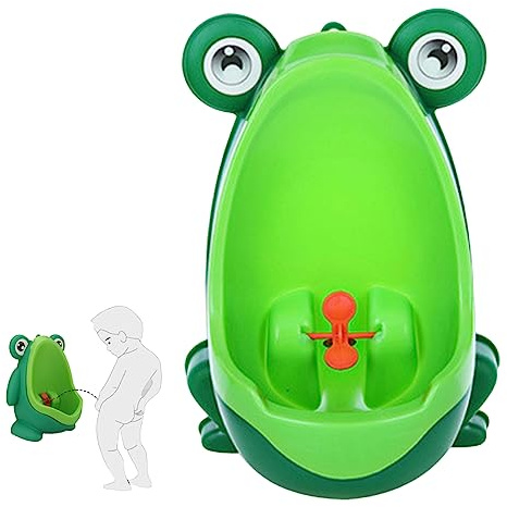 Boys Potty Urinal Cute Frog Potty Training Urinal for Boys Standing Potty Training Toilet for Toddler Toilet Training Accessories 30*21*16cm Cute Potty Training Urinal Boy Potty Training Toilet Toilet