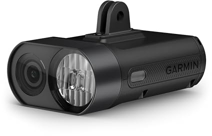 Garmin Varia Vue, Faro Delantero para Bicicleta con cámara
