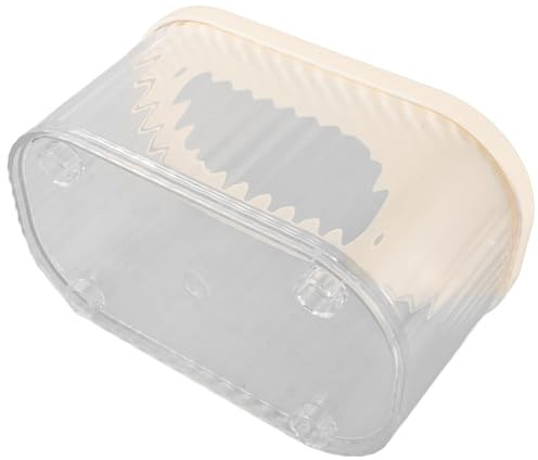 HEMOTON Hamster Badewanne Transparente Sandbad Box für Kleintiere Vielseitig als Toilette und Bad Nutzbar Einfach zu Reinigen Lagern für Rennmäuse und Meerschweinchen Geeignet