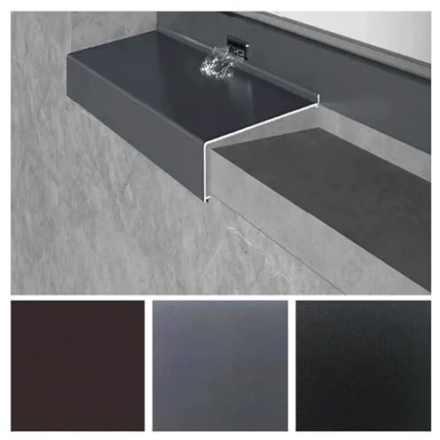 XILYZMO Revêtement Rebord Fenêtre Maison, Appui Fenêtre sur Mesure Plaque Remplacement Cadres Fenêtre Rebord Protection Alliage D'aluminium Griffes Plaque Protection