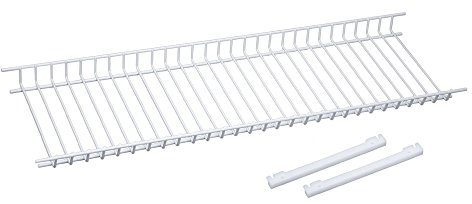 Sauvic Escurrevasos en Acero plastificado Blanco para armarios de 75 cm.