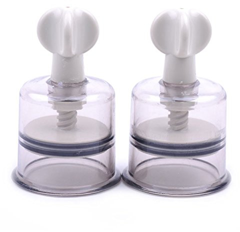 eeddoo® Nippelsauger - Nipple Sucker - Ø 5cm - Größe XL (extra groß) - Klitoris Sauger - 1 Paar (2 Stück) - Brustwarzensauger - 4 Größen lieferbar XXL (Suck Paar extra starke Saugkraft Bondage