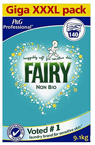 Fairy Non-Bio Washing Powder, 130 Wash Laundry Detergent Family Pack Bulk Buy