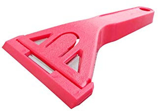 Kunststoff-Fensterschaber ROT Glasschaber