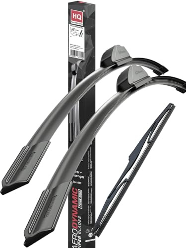 HQ Automotive Aero Flat Windscreen Wipers Wiper Blades Fit Insignia B Sports Tourer Estate Front Rear AD02-421|HQ10F