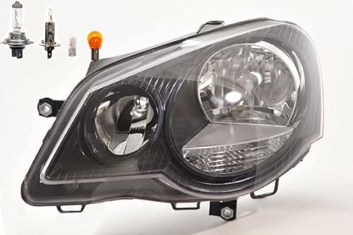Johns, Scheinwerfer Halogen passend für VW Polo 02 9N 04/2005-01/12 Links Leuchtmittel