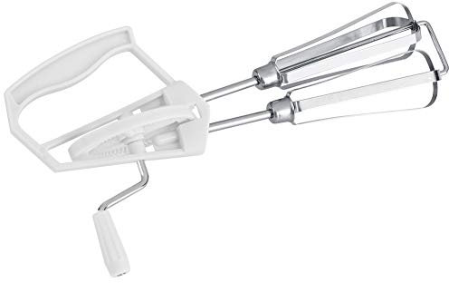 ANKROYU Egg Beater, Plastic Rotarys Hand Whip Whisk Egg Beater Mixer Cooking Tool, Mixer Drill Cooking Tool, Handheld Egg Blender for Blending Whisking Beating(A)