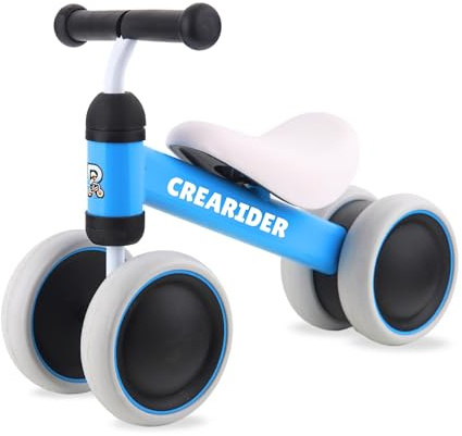 CREARIDER Correpasillos bebé 1 año – Juguetes niños 1 año – Bicicleta bebé 1 año: Seguridad con dirección de 135° antivuelcos. para bebés de 12 a 24 Meses. El Regalo Ideal para su Primer cumpleaños.