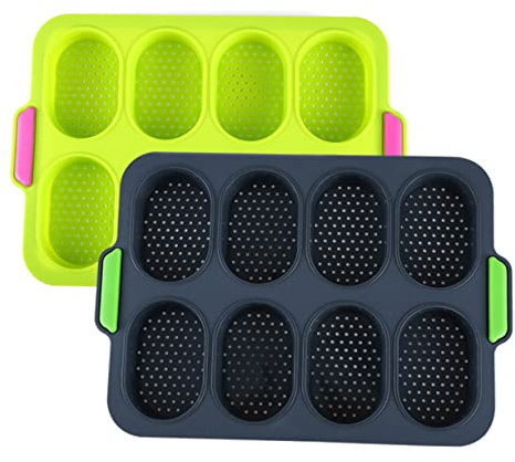 Hoement Stampo Per Pane in Silicone Piccolo Stampo Per Torta Antiaderente Silicone Cucina Domestica Alimentare Per Cottura Fai-da-te Grigio Scuro