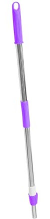 PRETYZOOM Stainless Steel Mop Handle Telescopic Pole Adjustable, Replacement 360° Rotating, Reinforced Anti-Break Design for Household Floor Cleaning