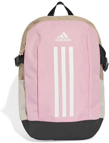 adidas Unisex - Vuxen Power Backpack, true pink/white, One size